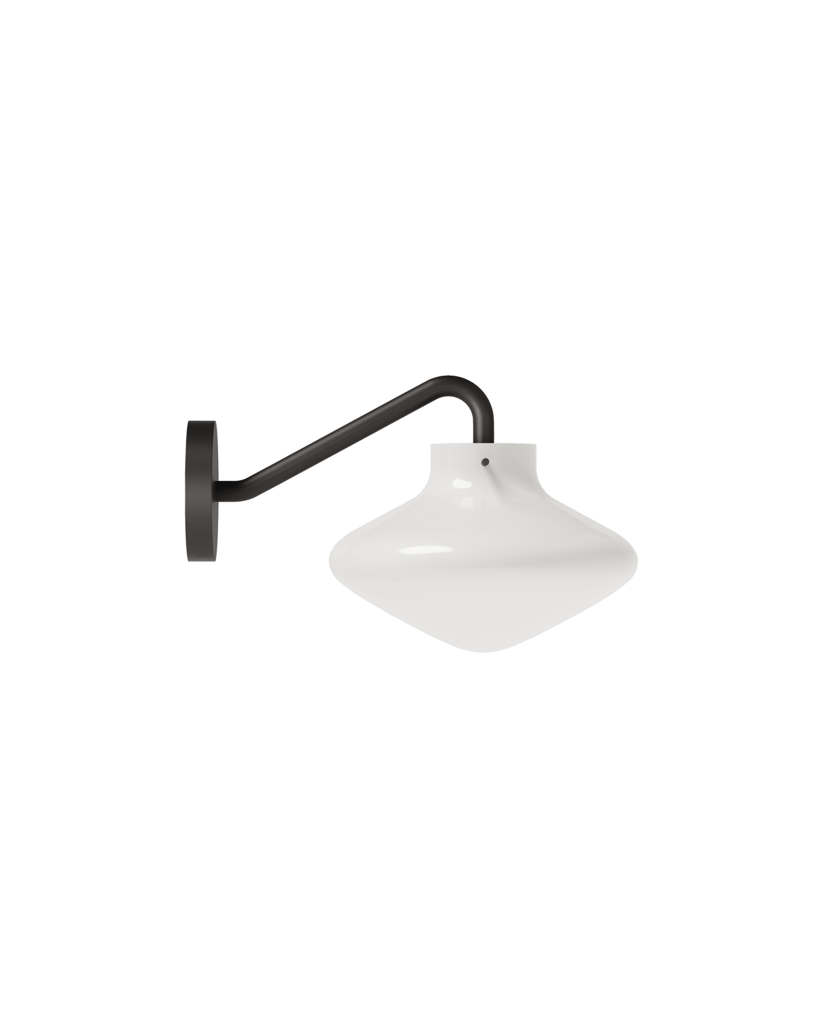 REPOSE 175 wall lamp | Black and brass | LYFA