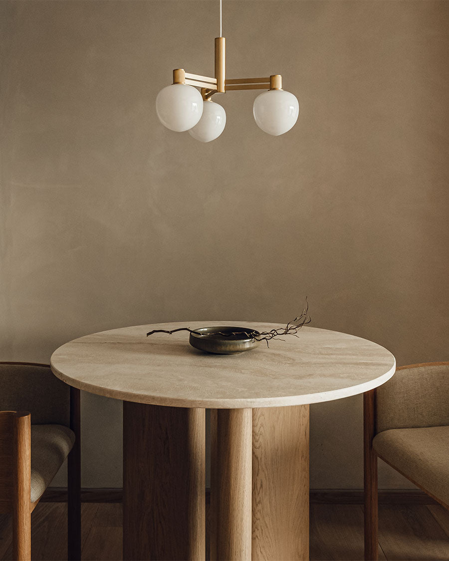 MEMOIR 120 III chandelier | Black and brass | LYFA